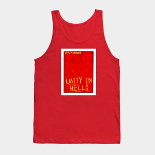 Unity in Hell Postage Stamp Tank Top